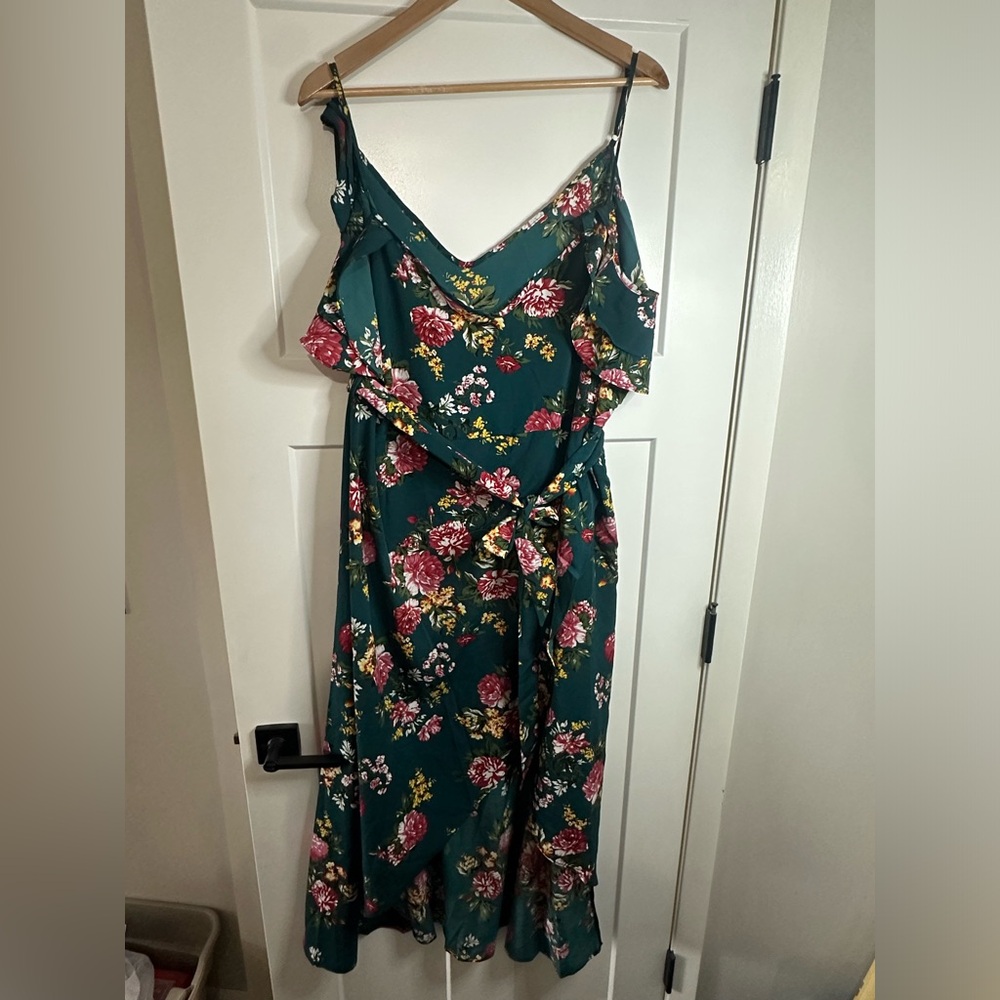 Boutique High Low Cold Shoulder Dress